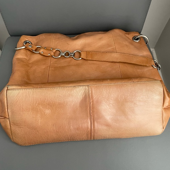 Franco Sarto Shoulder Handbag Purse Magnetic Closure Canadian Copper - Picture 8 of 9